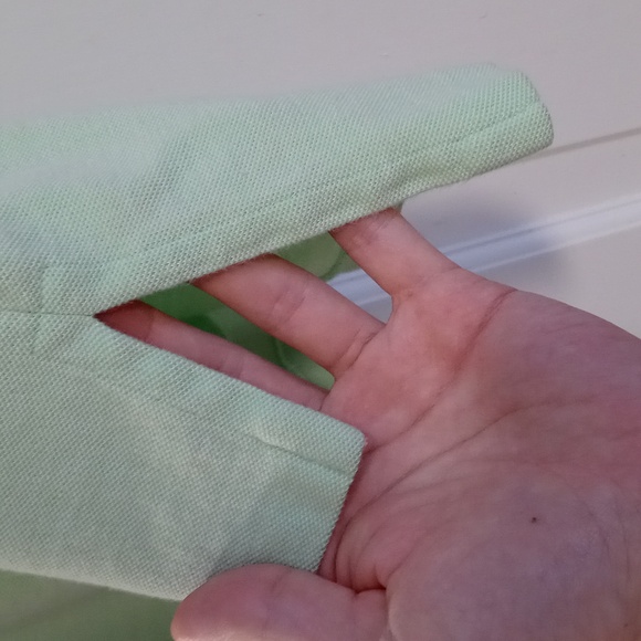 💚RARE/VTG Polo Ralph Lauren💚 - Mint Green "PRL" Monogram S/S Pique Polo - Picture 11 of 16